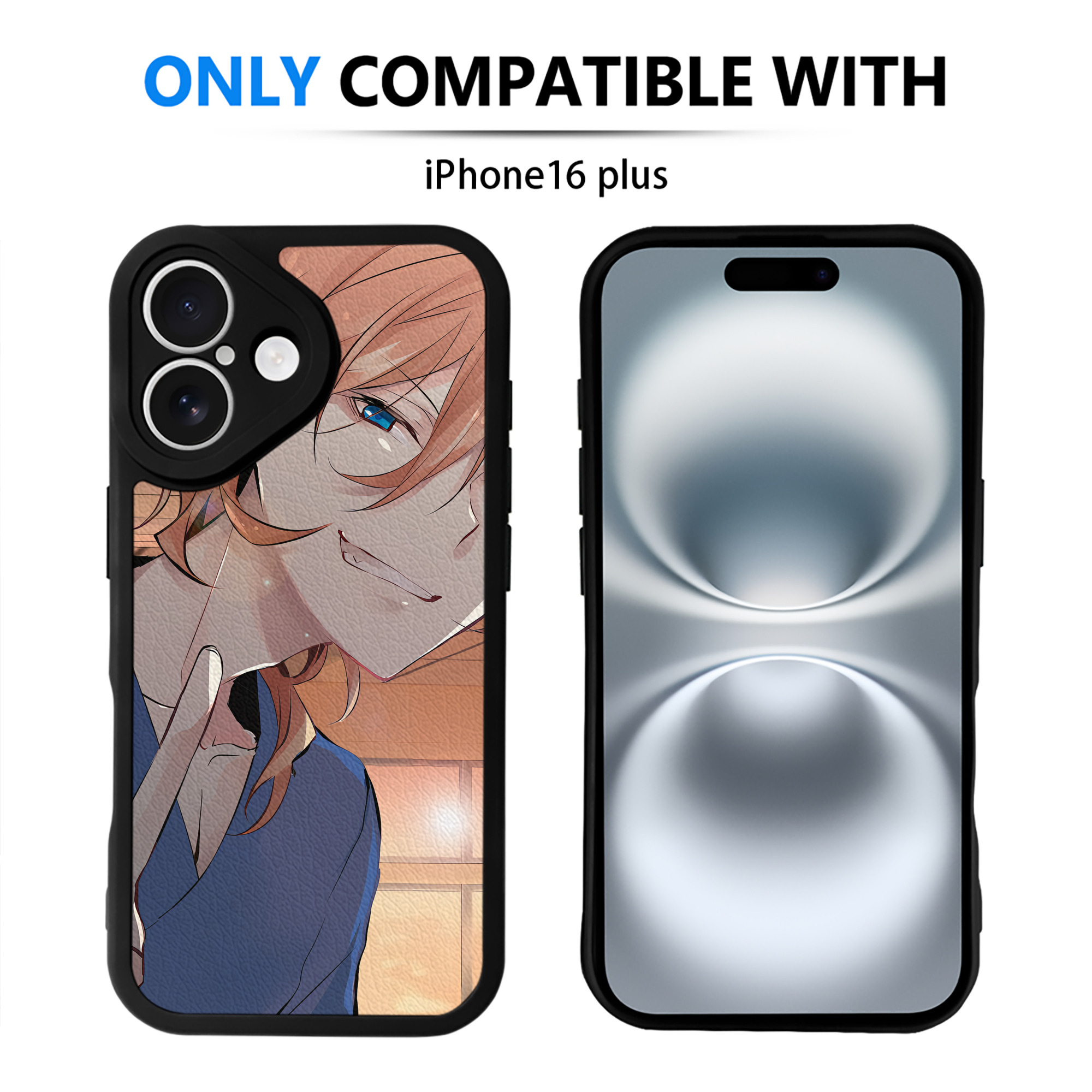 （画像用） 文豪ストレイドッグス Bungo Stray Dogs 【iPhone 16シリーズ対応】シリコンスマホケース（レザー調） 材質：シリコン